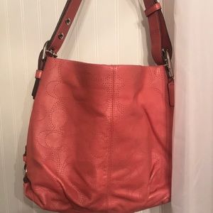 Pink coach purse